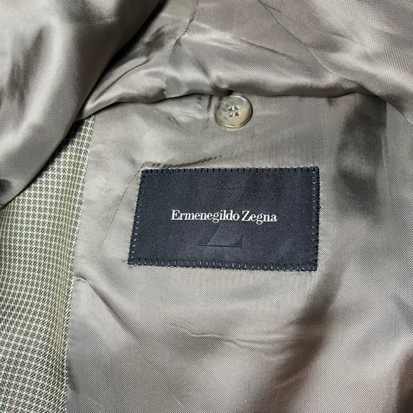 Ermenegildo Zegna Wool and Silk Blend Blazer Jacket Size 54 - Picture 4 of 7